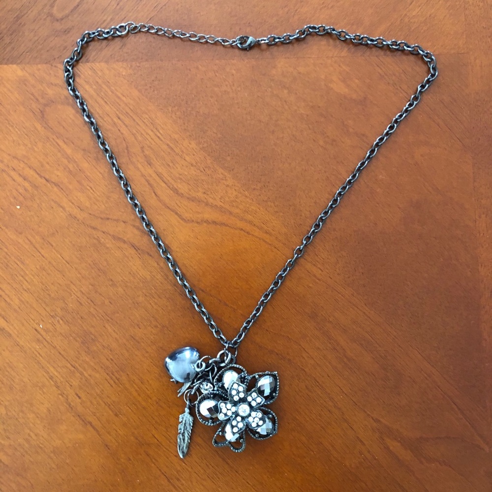 Gunmetal Gray Necklace